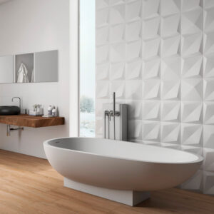 AZULEJO ORIGAMI WHITE